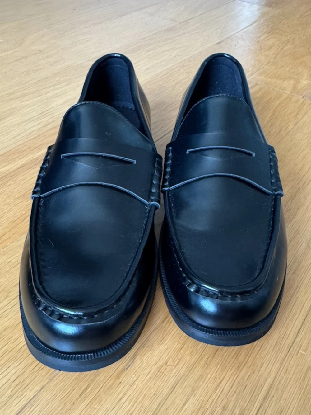 BRAND NEW H&M Black Loafers in Size 43